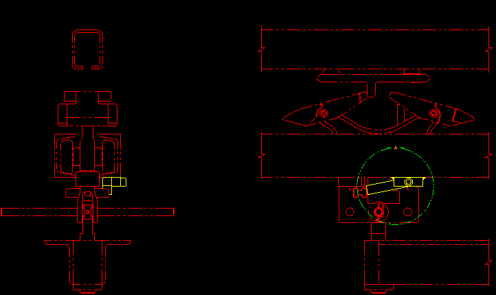 ANTI-BACKUP ASSY 5/ bar for stops & Handoffs