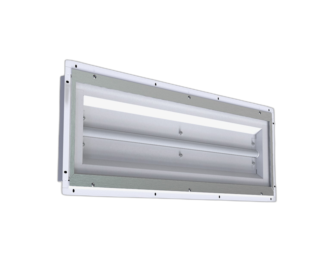 Paint Booth Light Fixture - Single Row LED Fixture - Hazardous Location -  18" x 51.875"