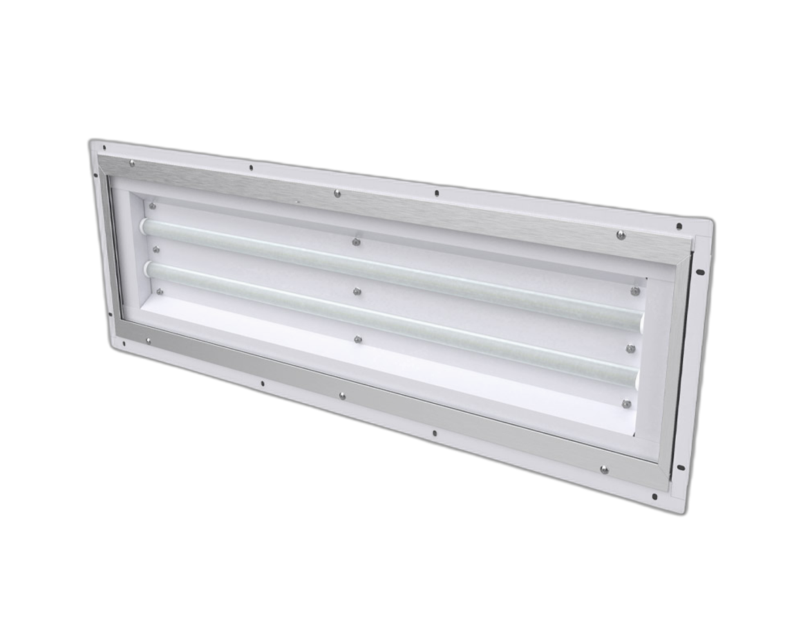 Paint Booth Light Fixture - Double Row LED Fixture - Hazardous Location - 18" x 51.875"