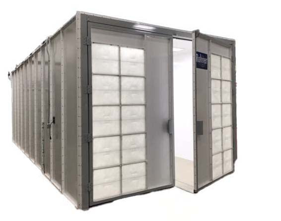 Paint Booth Tacky Intake Filter | Standard Poly Supply Panel 20" x 20" x 2"