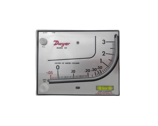 Manometer - Exhaust Filter Resistance Gauge