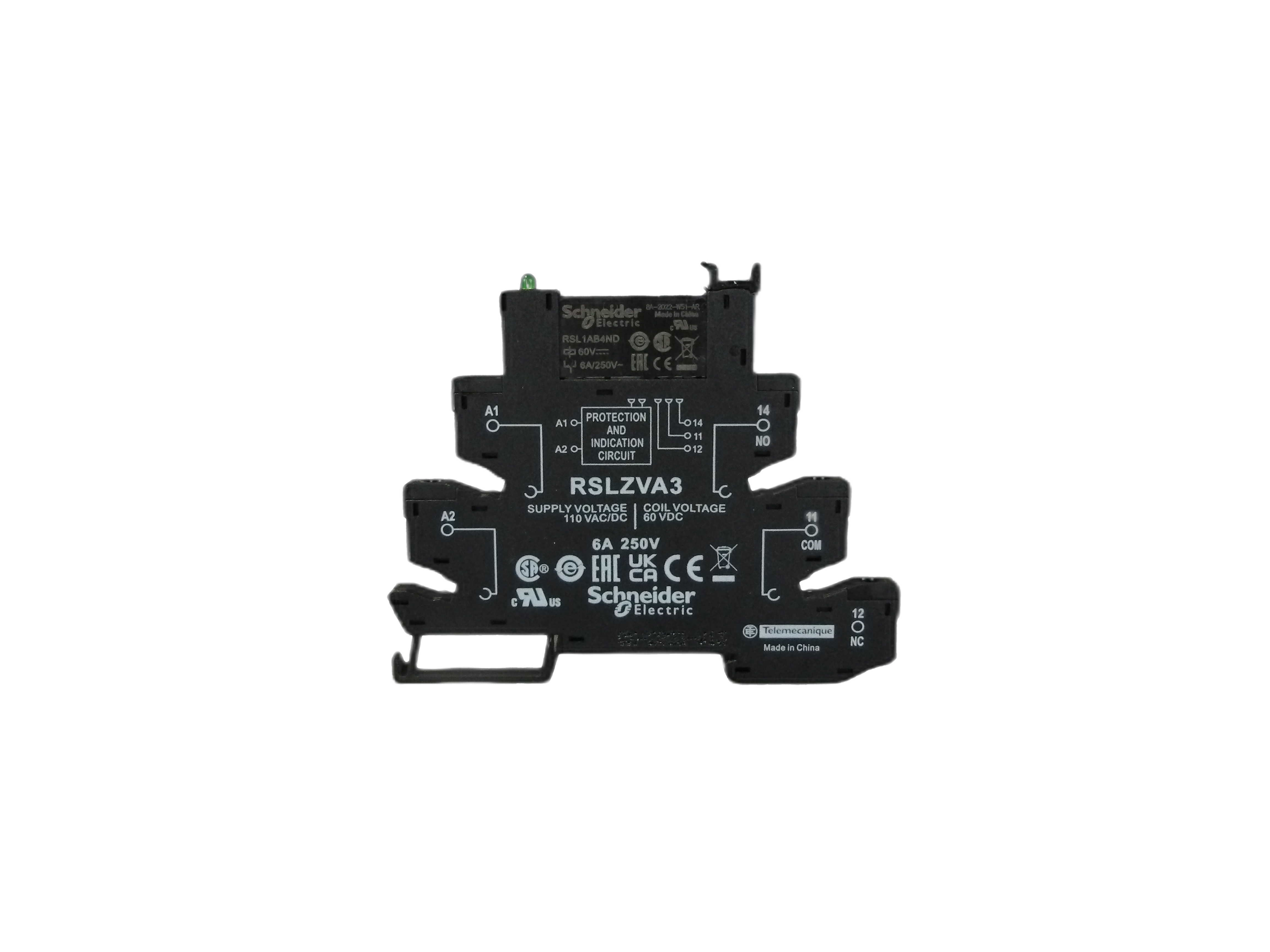 120V Card Relay with LED