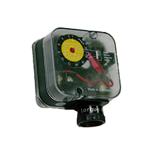Gas Low Limit Pressure Reset Switch, 1.0"-20.0"WC,