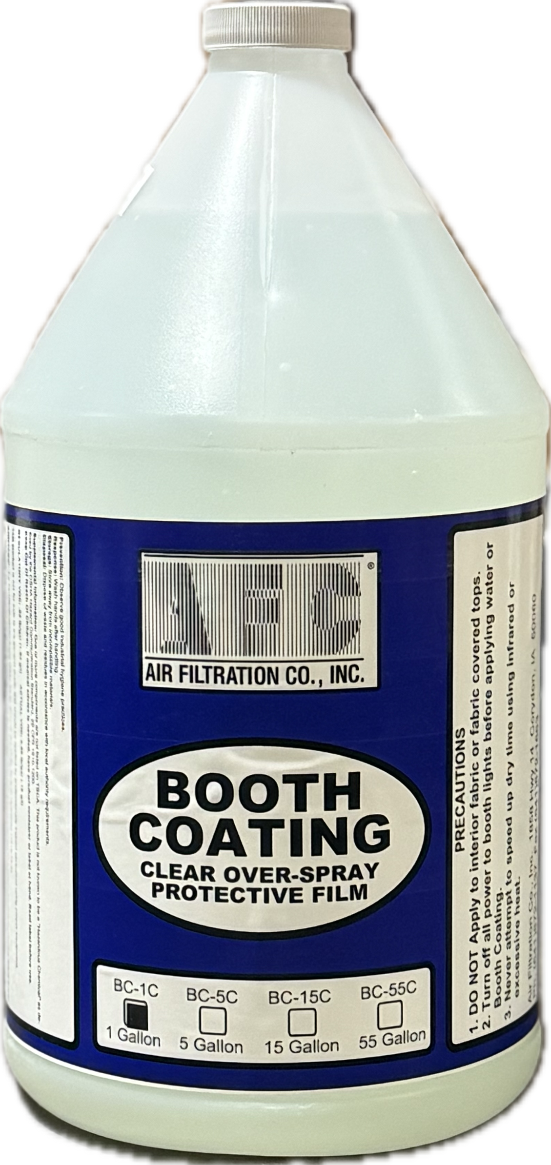 Booth Coat, Clear, 1 gallon