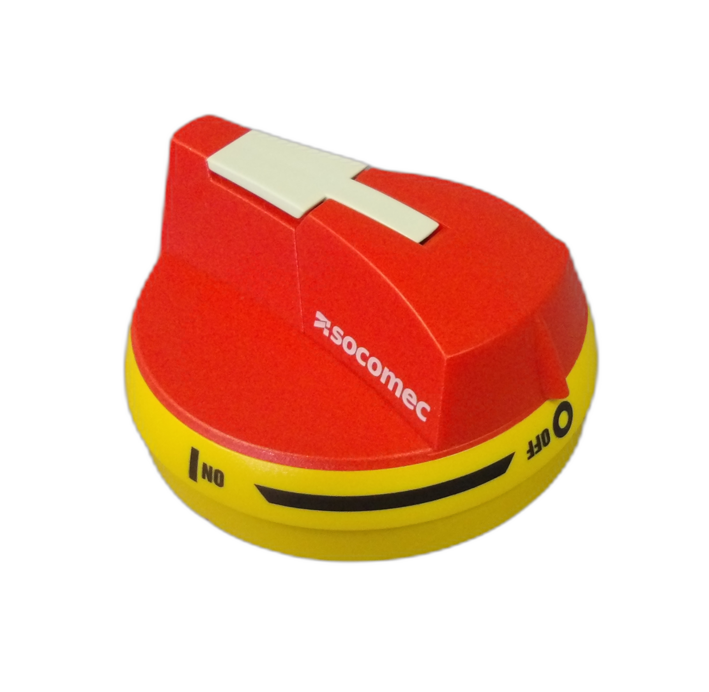 Small External Operation Rotary On/Off Switch Red/Yellow